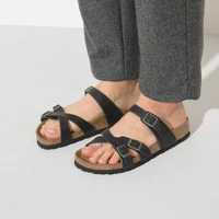 FRANCA BLACK OILED LEATHER