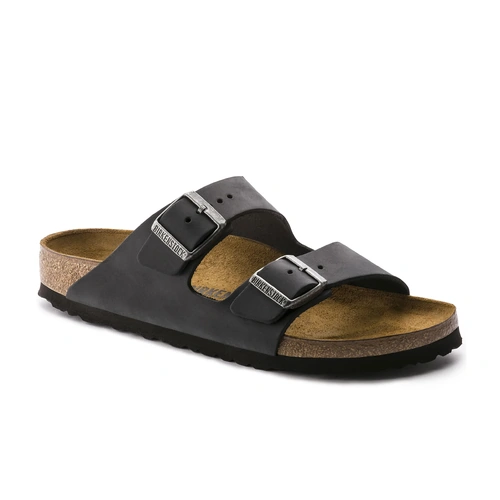 Arizona Black Oiled Leather Narrow