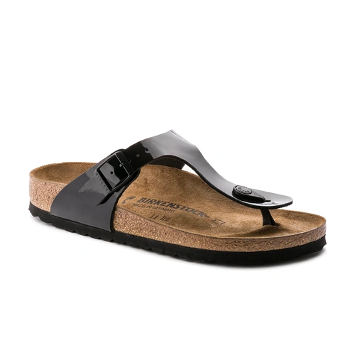Gizeh Black Patent Birko-Flor